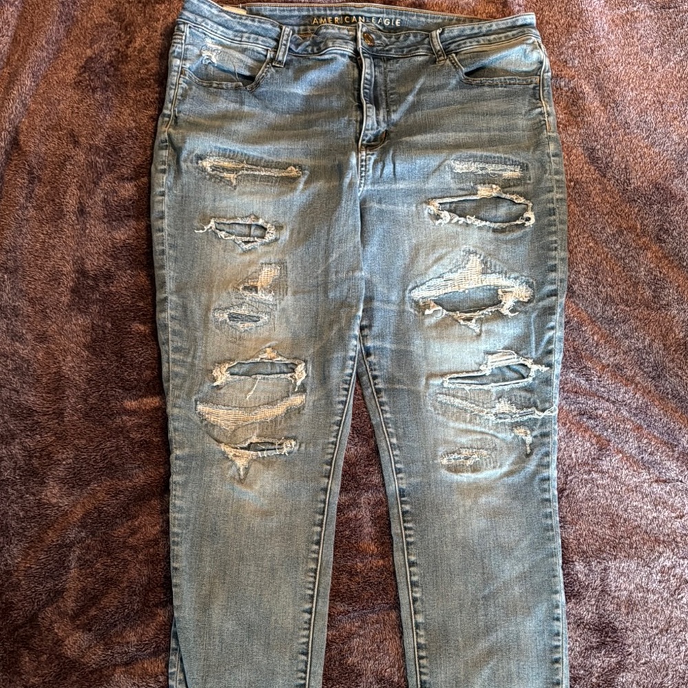 American Eagle hi-rise jegging crop